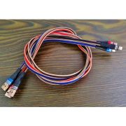 Kabel Iphone płaski nylonowy oplot (MJ12329)