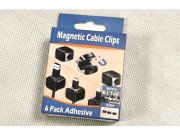 Uchwyt klips magnetyczny do kabli 6szt organizer (EAM270)