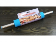 Stalowo silikonowy wałek do ciasta 43cm (MB-11839_MB-11838)