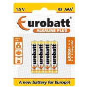  Baterie LR03 Alkaline Plus AAA - LR3-BP4 (LR3-BP4)