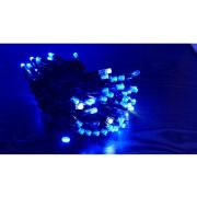 Lampki zewnętrzne 100led niebieskich + zimny błys (MJ8803)