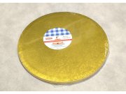 Podkład pod tort gruby złoty 12mm/30cm (EBB311)