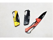 Scyzoryk nóż boczny kolorowy z klipsem 15cm (ETL798P)